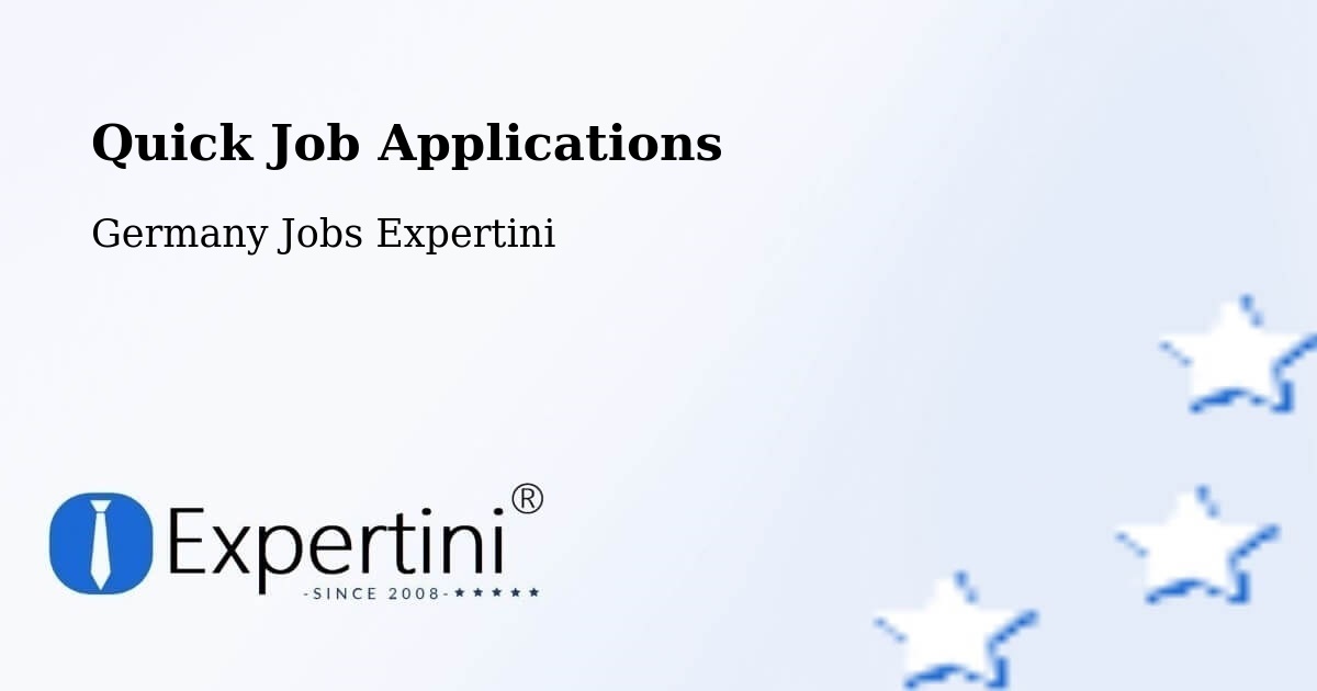 Quick Apply Feature – Melle - Germany Jobs Expertini